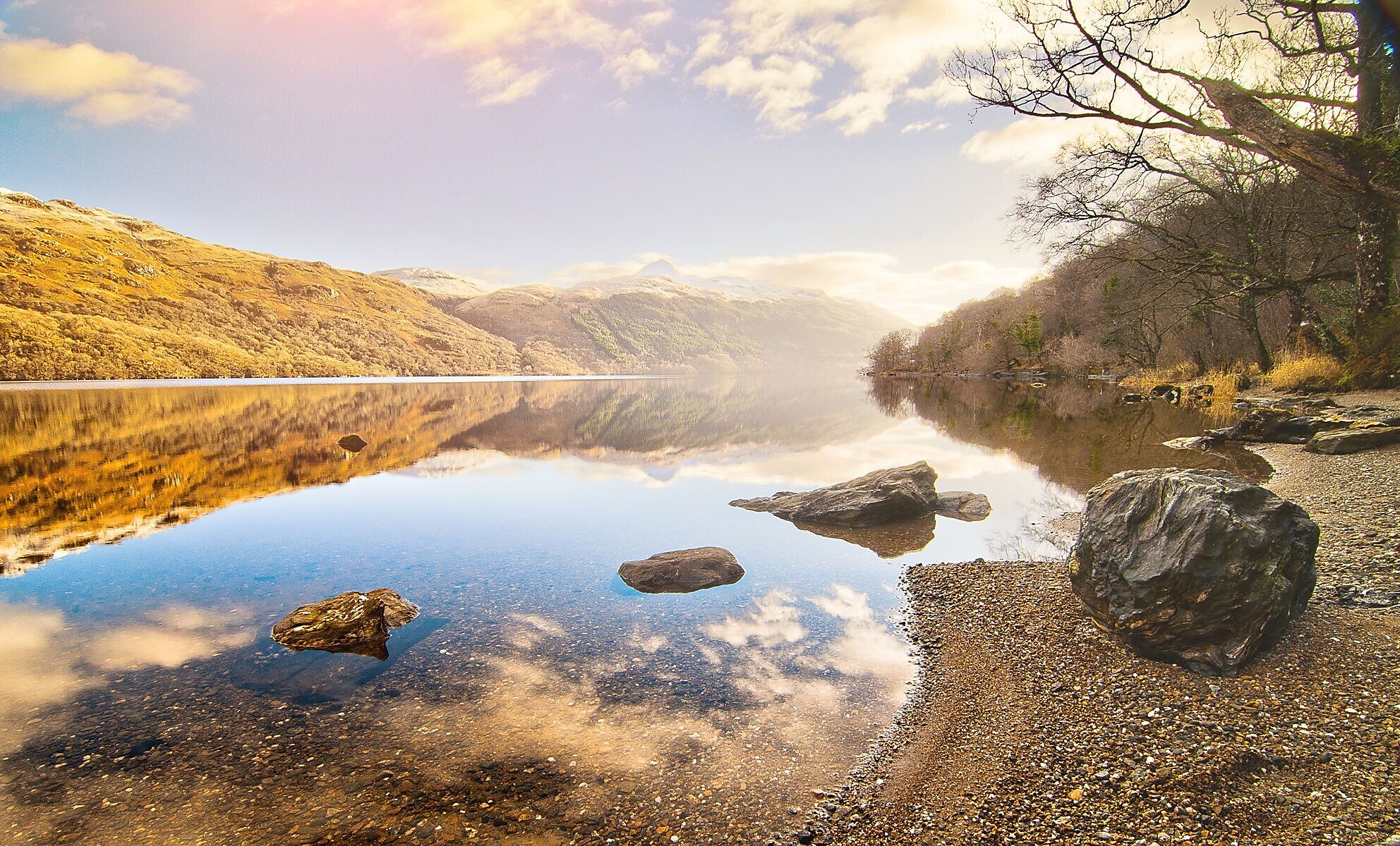 Lake in Scottish Highlands