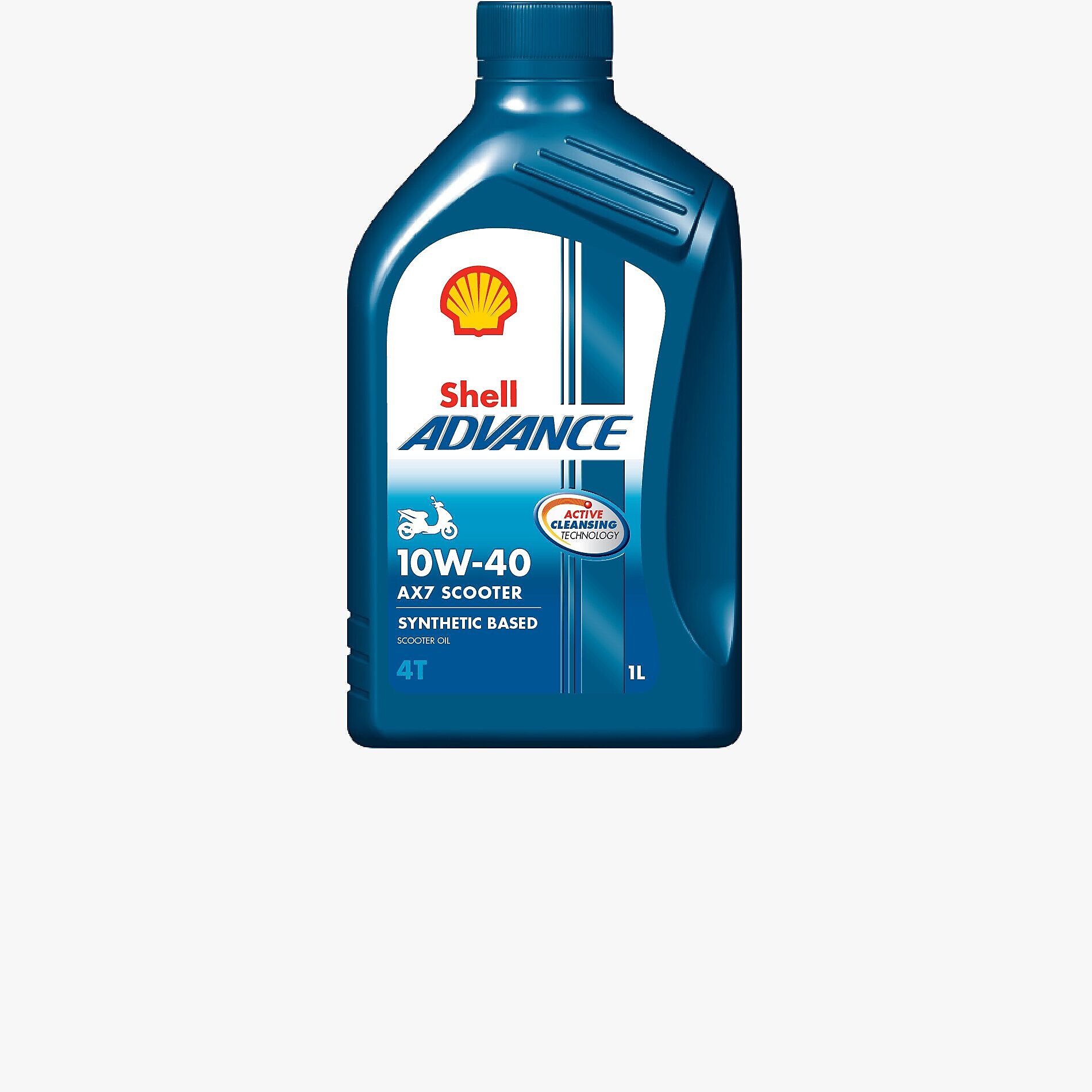 Packshot of Shell Advance 4T AX7 Scooter