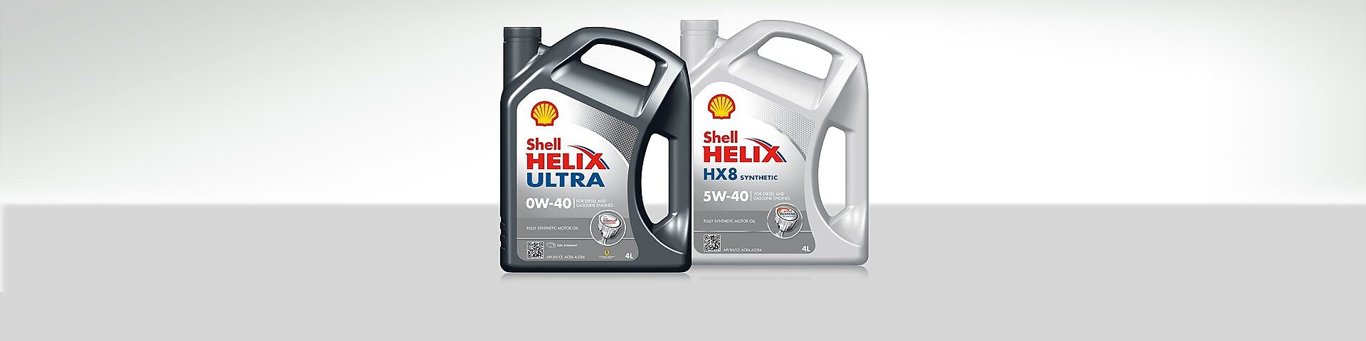 Shell Helix Fully Synthetic Motor Oils range