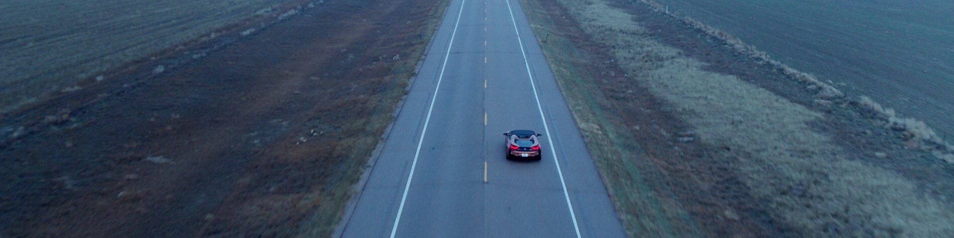 Car on the road